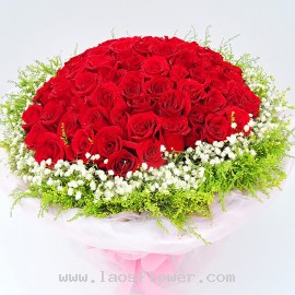 108 Red Roses Bouquet